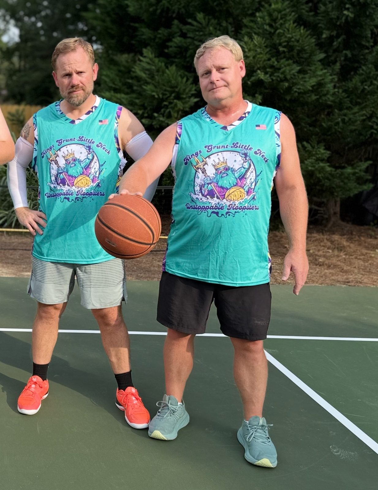 Unstoppable Hoopsters players on the court